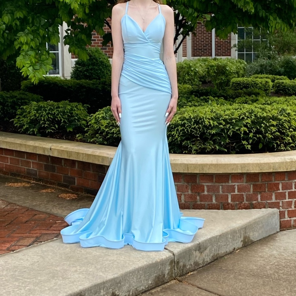 Baby Blue Jessica Angel prom dress